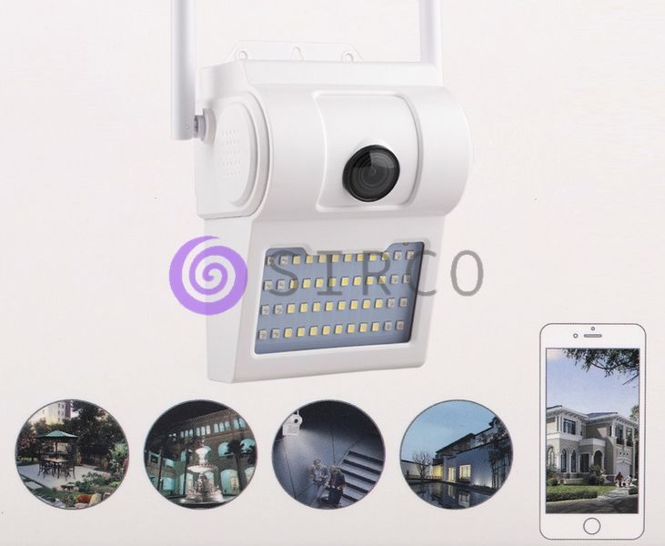 Камера IP уличная водонепроницаемая IP66, 48 светодиодный, 1080P, Wi-Fi 11k05p005 фото
