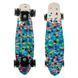 Penny Board Блакитний скейт 25 см з колесами, що світяться, до 80 кг двостороннє забарвлення 13k03p007v12 фото 2