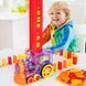 Конструктор игрушка-поезд домино, DOMINO Happy Truck series COLORS 100 деталей 03k05p033 фото 1