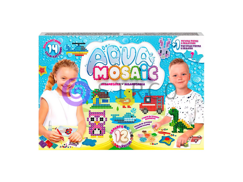 Детский развивающий набор для творчества Aqua Mosaic маленький (IGR24) 03k12p004 фото