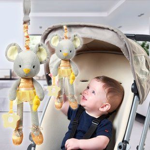 Детская мягкая подвесная игрушка со звуком Балерина Карла "BabyOno" (SB) 03k17p459 фото