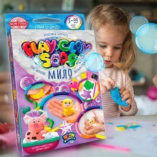 Дитячий набір для творчості пластилінове мило "Play Clay Soap" 4 кольори (IGR24) 03k12p005 фото