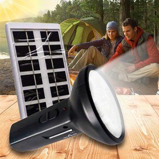 Ліхтар кемпінговий підвісний із сонячною панеллю Solar Flashlight CL-058 02k11p050 фото