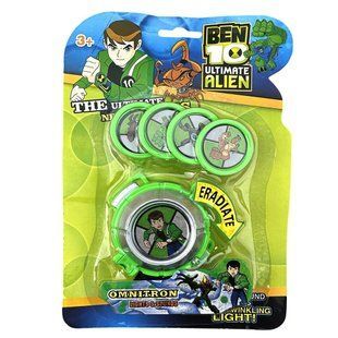 Детский игровой набор Часы Ben 10 G01973/0841-4 со светом, звуком и дисками для стрельбы (NI) 03k26p007 фото