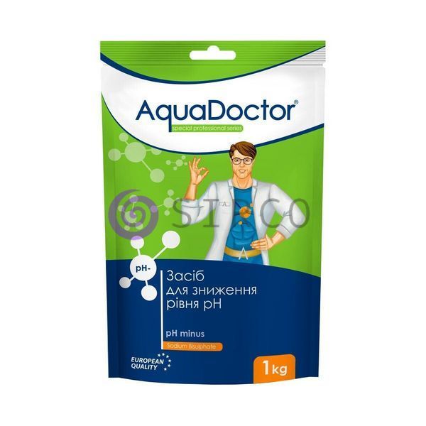 Средство для снижения уровня pH в бассейне Aquadoctor pH Minus 1 кг гранулы (AT/040734) 02k12p223 фото