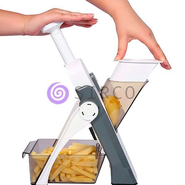 Слайсер для овощей Safe Slice Mandoline, овощерезка (Brava Delimano) серая/4341/212 10k13p009v1 фото
