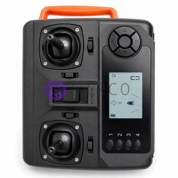 Радіокерований прикормочний кораблик V18 GPS 12000mAh для риболовлі із завезенням підгодовування чорний карбон(КР) 02k04p610 фото