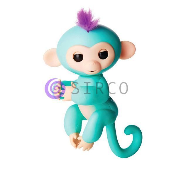 Интерактивная обезьянка Fingerlings бирюза 03k05p177v3 фото