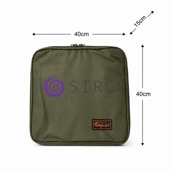 Рибальська сумка для котушок BoyaBY Reel Case 40&times;40&times;15 см з перегородками водовідштовхувальна (988) 02k04p491 фото