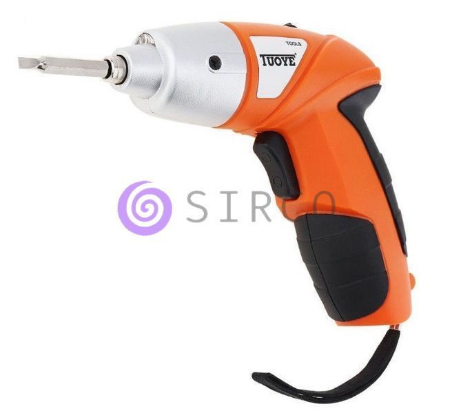 Электроотвертка TUOYE ScrewDriver Tools шуруповерт с 4 битами (211) 09k01p025 фото