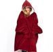Толстовка - плед з капюшоном HUGGLE HOODIE BLANKET, плед з рукавами Червоний 01k06p001v7 фото 3