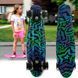 Penny Board Зiрки скейт 25 см з колесами, що світяться, до 80 кг двостороннє забарвлення 13k03p007v11 фото 1