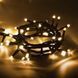 Новорічна гірлянда чорний провід XMAS Теплий Білий 400 LED (28метрів) 12k01p079v2 фото 1