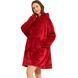 Толстовка - плед з капюшоном HUGGLE HOODIE BLANKET, плед з рукавами Червоний 01k06p001v7 фото 4