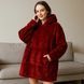 Толстовка - плед з капюшоном HUGGLE HOODIE BLANKET, плед з рукавами Червоний 01k06p001v7 фото 2