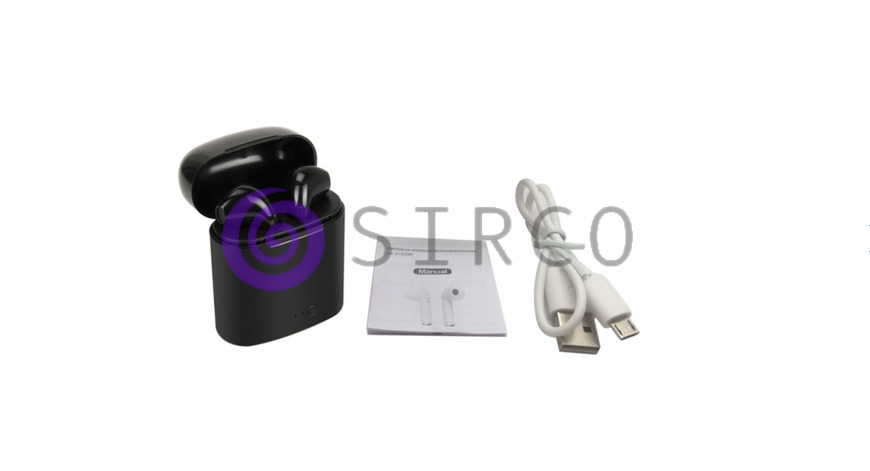 Беспроводные bluetooth наушники HBQ i7 TWS чёрные 11k01p038 фото
