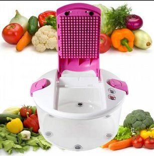 Овочерізка Multi Salad Chef 13 в 1 (205) .Ручная овощерезка.Прібор для подрібнення овочів і фруктів Multi Salad Chef 13 (Рожевий) 10k13p015 фото