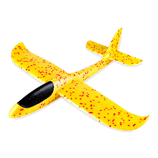 Митательный самолет-планер Fly Plane длиной 48 см, Желтый 03k05p144v7 фото