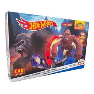 Детский игровой набор гоночная трасса с тремя кольцами и стартом Hot Wheel 6601 &ndash; Looping Track (AX) 03k10p432v4 фото