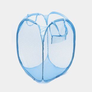 Корзина-сетка для игрушек, одежды Mesh 32*32*49см Голубой (YAB) 03k16p161v6 фото