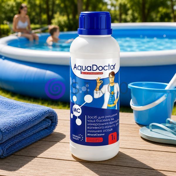 Очищувач чаші басейну від мінерального та вапняного нальоту AquaDoctor MC MineralCleaner 1 л  (AT/MC-1л/19517) 02k12p370v1 фото