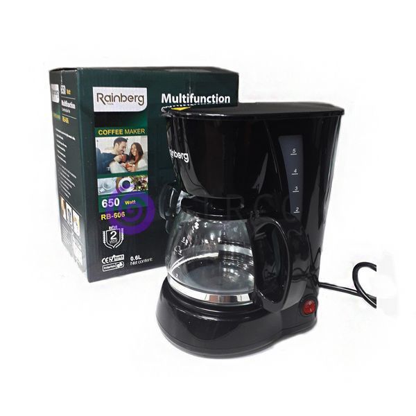 Кофеварка c чайником 650Вт Rainberg RB-606 (EV 228) 10k07p032 фото