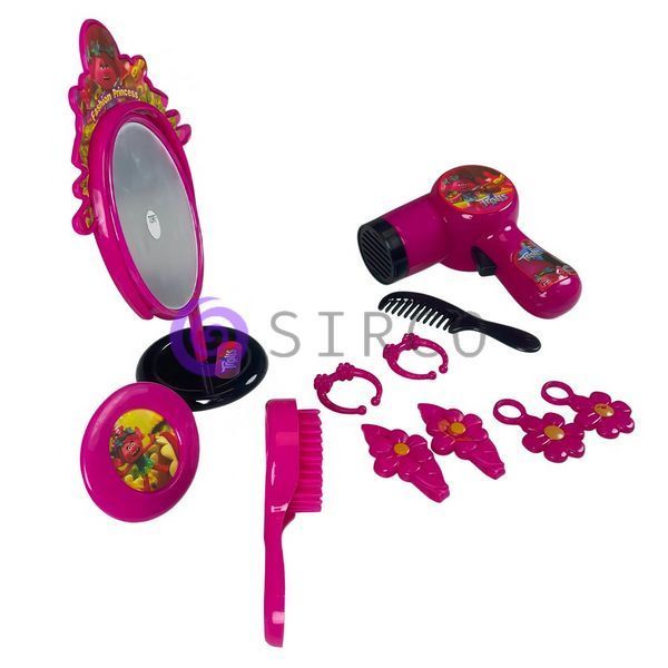 Детский набор игрушек стилиста-парикмахера (фен, аксессуары) Trolls fashion princess BL8804T (AHMD) 03k09p184 фото