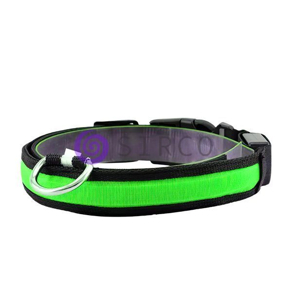 Ошейник для собак, светящийся USB GLOW RING оранжевый М/205 05k05p070v2 фото