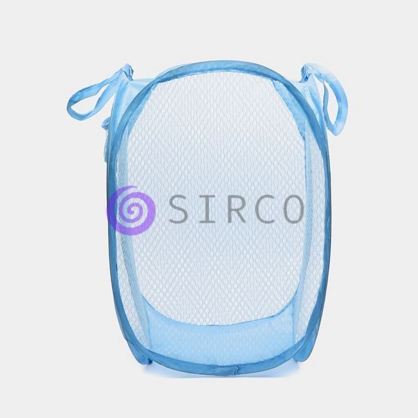 Корзина-сетка для игрушек, одежды Mesh 32*32*49см Голубой (YAB) 03k16p161v6 фото