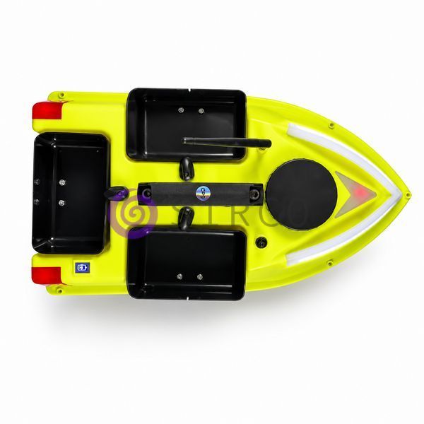 Прикормочний кораблик для риболовлі на радіокеруванні ZV6 GPS 12000 mAh 7.4V  жовтий корпус(КР) 02k04p611 фото