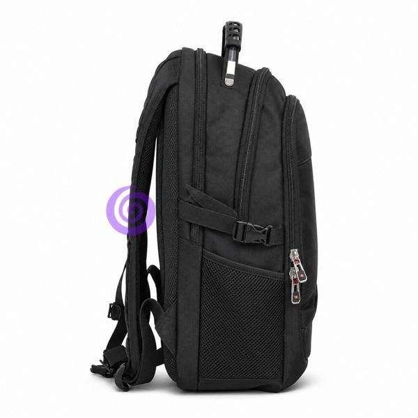 Рюкзак місткий 33 л з дощивиком Swissgear 8810 black 48х33х20 нашивка 100grn 02k03p017v4 фото