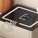 Смарт тумба QYJXF02 экокожа с LED подсветкой, Bluetooth колонка, USB, беспроводная зарядка, Белый (Х59/17586) 01k04p300v1 фото 3