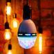 Портативна світлодіодна обертова диско лампа на підставці з цоколем Led Mini Party Light (X05/3770) 12k02p054 фото 2