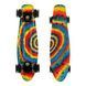 Penny Board Райдуга скейт 25 см з колесами, що світяться, до 80 кг двостороннє забарвлення 13k03p007v9 фото 2