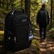 Рюкзак місткий 33 л з дощивиком Swissgear 8810 black 48х33х20 нашивка 100grn 02k03p017v4 фото 1