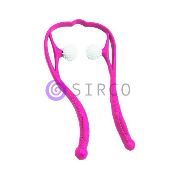 Ручний роликовий масажер для шиї Hexiang Neck Massager рожевий/205 06k01p056v2 фото