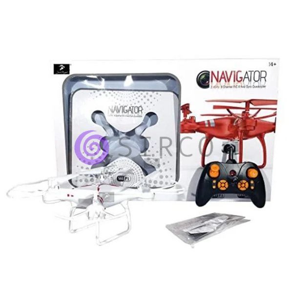 Квадрокоптер Navigator Drone Wi-Fi з камерою Білий 183031 (237) 11k05p042 фото