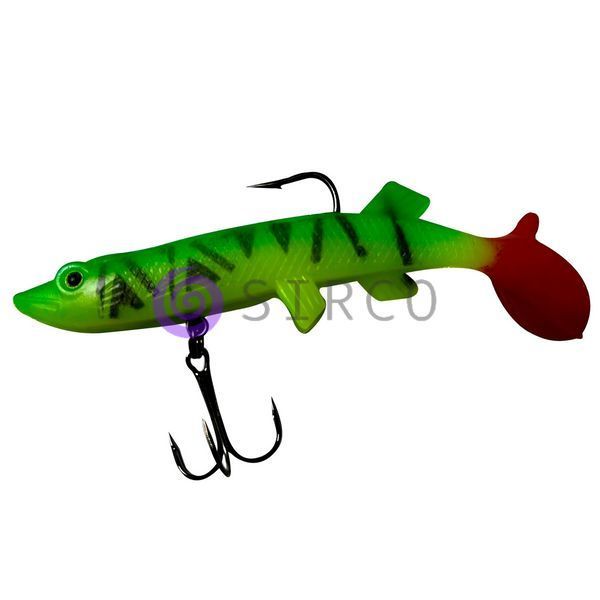 Рыбацкая силиконовая многоразовая приманка для рыбы Jaixing Soft Lures 15.2g, 10см, 3шт, цвет 007 02k04p282v5 фото