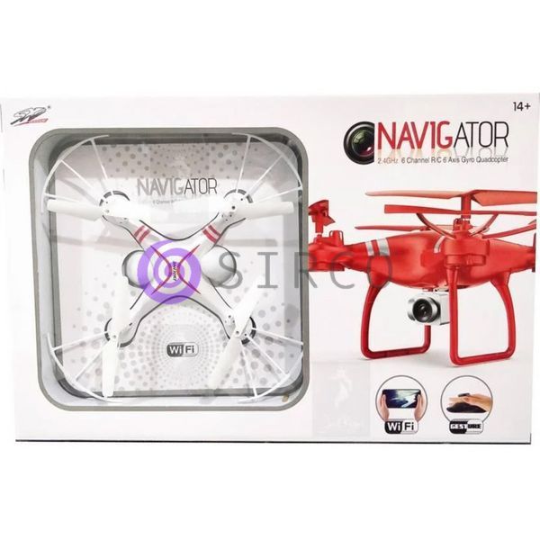 Квадрокоптер Navigator Drone Wi-Fi з камерою Білий 183031 (237) 11k05p042 фото