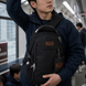 Рюкзак місткий 33 л з дощовиком Swiss gear 8810 black 48х33х20 нашивка Bojo Помаранчевий 02k03p017v5 фото 6