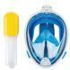 Маска L/XL для снорклінгу (для підводного плавання) Easybreath блакитна 02k10p361v1 фото 3