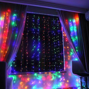 Новогодняя гирлянда Xmas Водопад 240 Led диодов (на коробке 400) 2*2м Мультик 12k01p064 фото