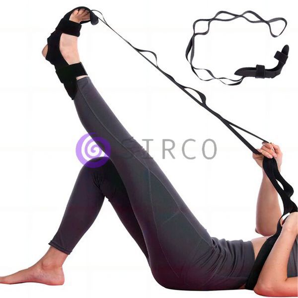 Пояс для йоги (Ремень с петлями для растяжки) yoga stretch strap band 3990/212) 02k07p007 фото