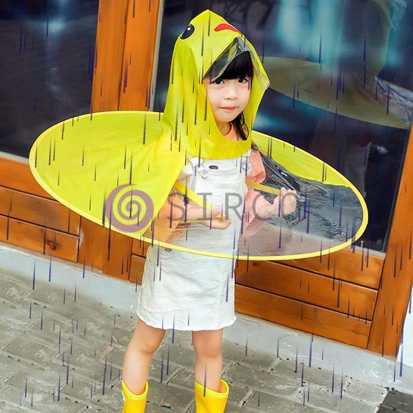 Детский милый дождевик "Уточка" Baby Rain Coat (Размеры-S/M/L) 03k07p004 фото