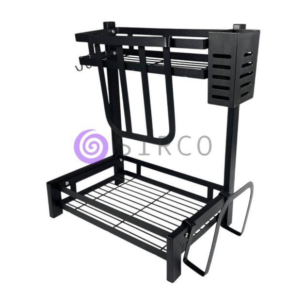 Сушка для посуду Kitchen Rack стильний дизайн 39х32х21 см метал (AMN) 10k10p425 фото