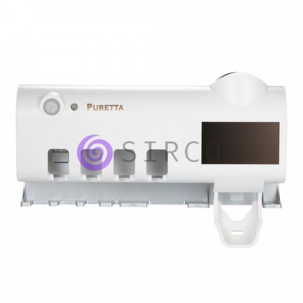 Диспенсер с УФ стерилизацией для зубной пасты и щеток Toothbrush sterilizer (205) 01k01p006 фото