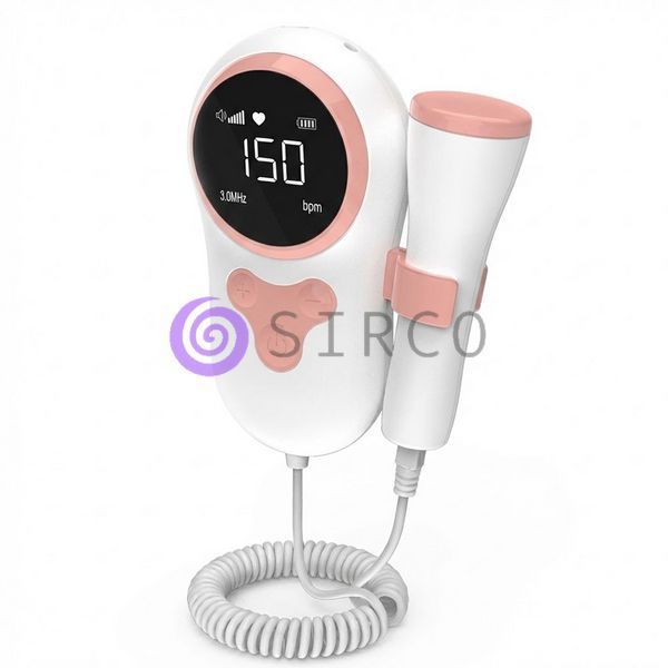 Ультразвуковой фетальный доплер Fetal Doppler YSL-T505-Pink/Доплер для беременных/Доплер с дисплеем (205) 06k02p021v1 фото