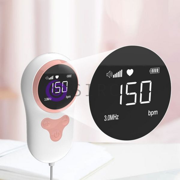Ультразвуковой фетальный доплер Fetal Doppler YSL-T505-Pink/Доплер для беременных/Доплер с дисплеем (205) 06k02p021v1 фото