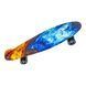 Скейт Пенни борд Best Board 24, колеса PU Сияющие Огонь и Лед/HA-713 13k03p010v8 фото 2