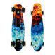 Penny Board Огонь та лiд скейт 25 см з колесами, що світяться, до 80 кг двостороннє забарвлення 13k03p007v10 фото 2
